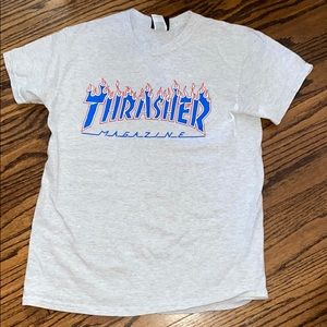 Unisex size small red white and blue Thrasher Tee